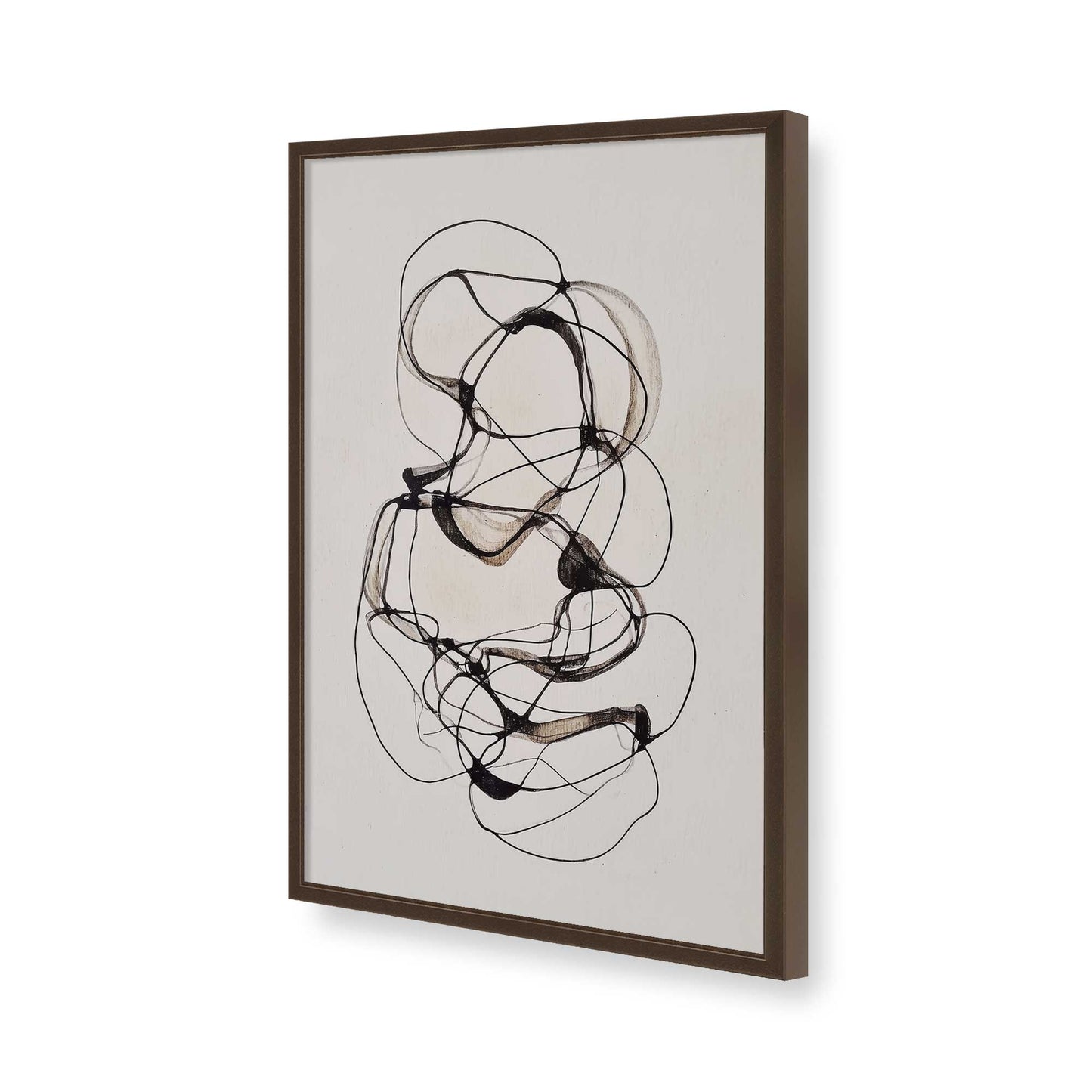 [Color:Belvinder Brown], Picture of art in a Belvinder Brown frame of the corner