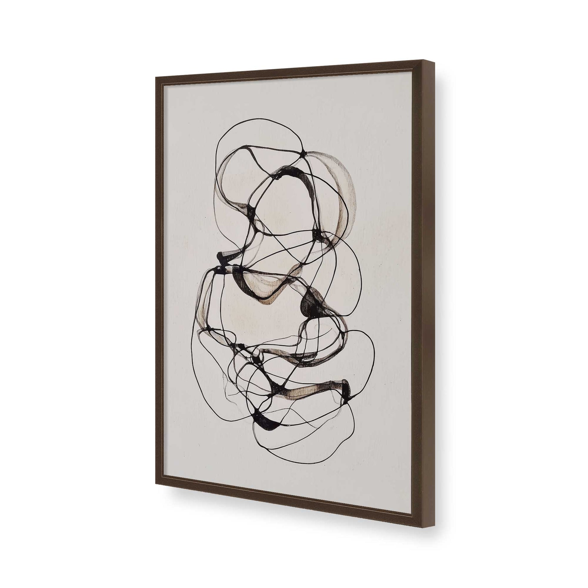 [Color:Belvinder Brown], Picture of art in a Belvinder Brown frame of the corner