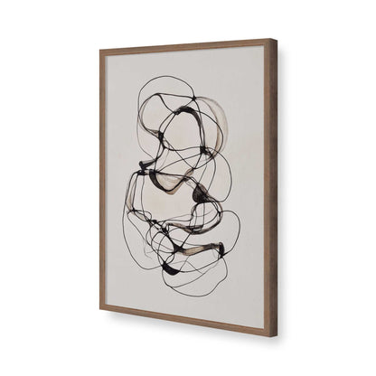 [Color:Walnut], Picture of art in a Walnut frame of the corner