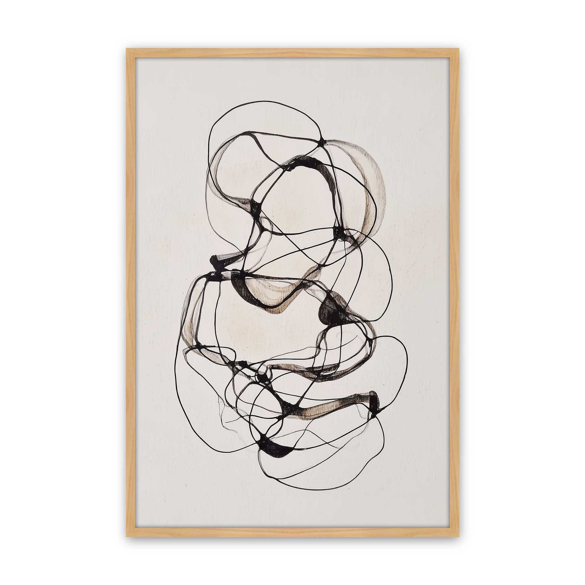 [Color:American Maple], Picture of art in a American Maple frame