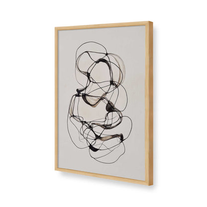 [Color:American Maple], Picture of art in a American Maple frame of the corner