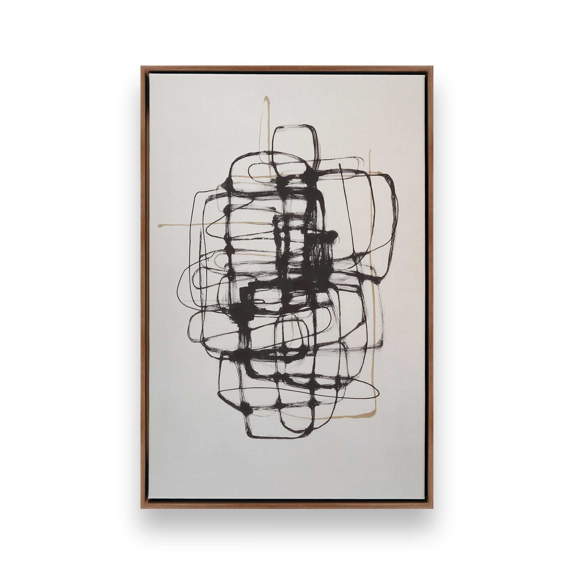 [Color:Walnut], Picture of art in a Walnut frame