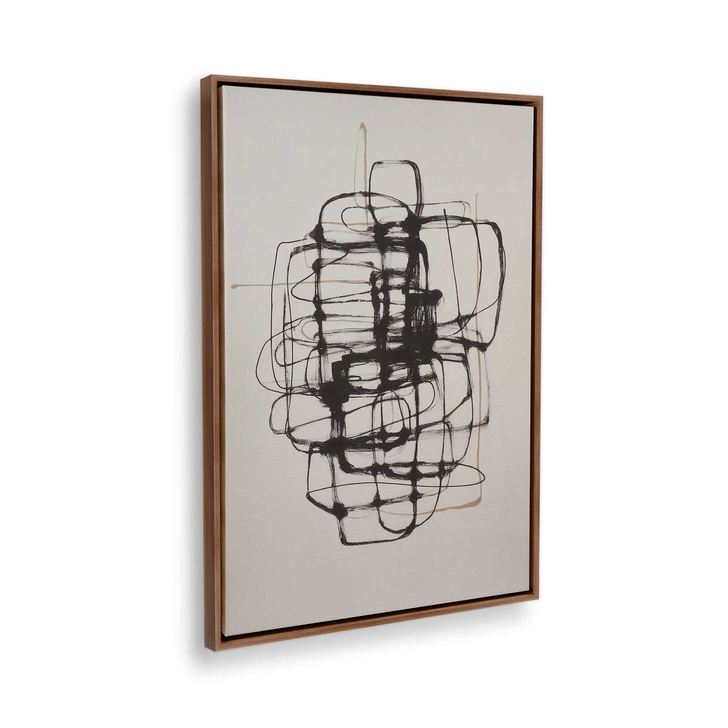 [Color:Walnut], Picture of the corner of the art