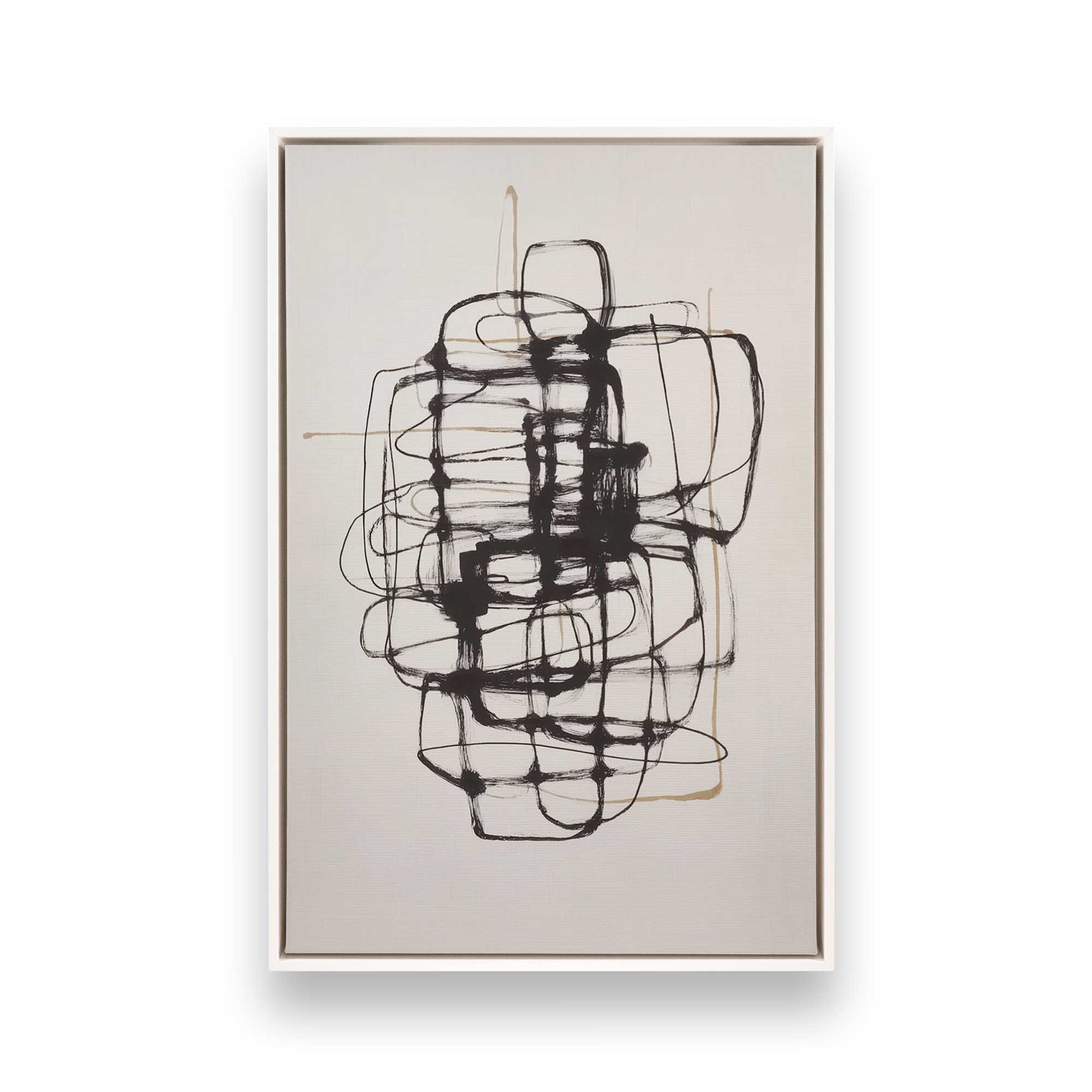 [Color:Opaque White], Picture of art in a White frame