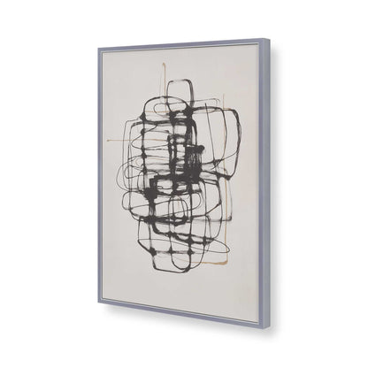 [Color:Polished Chrome], Picture of art in a Polished Chrome frame of the corner