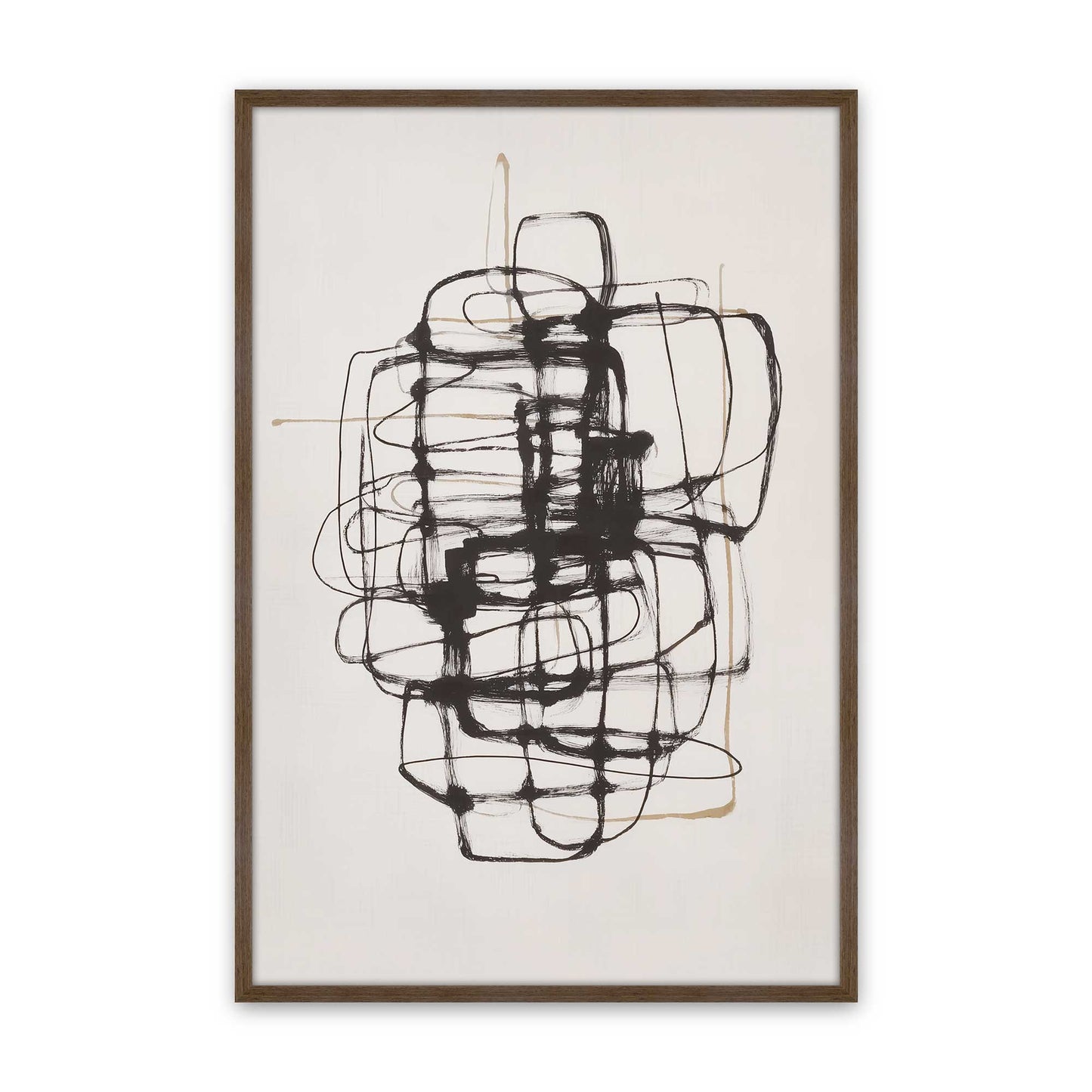 [Color:Walnut], Picture of art in a Walnut frame
