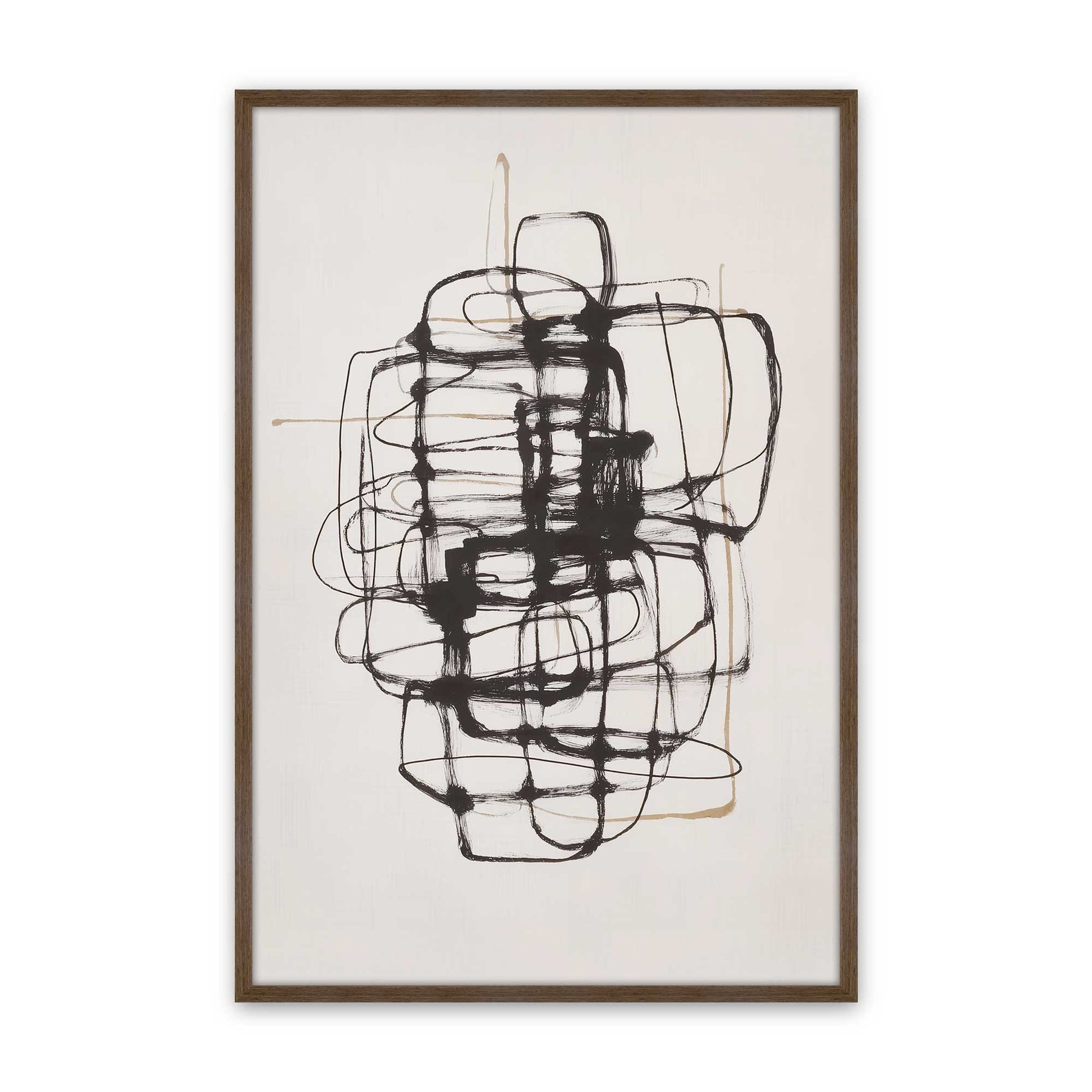 [Color:Walnut], Picture of art in a Walnut frame