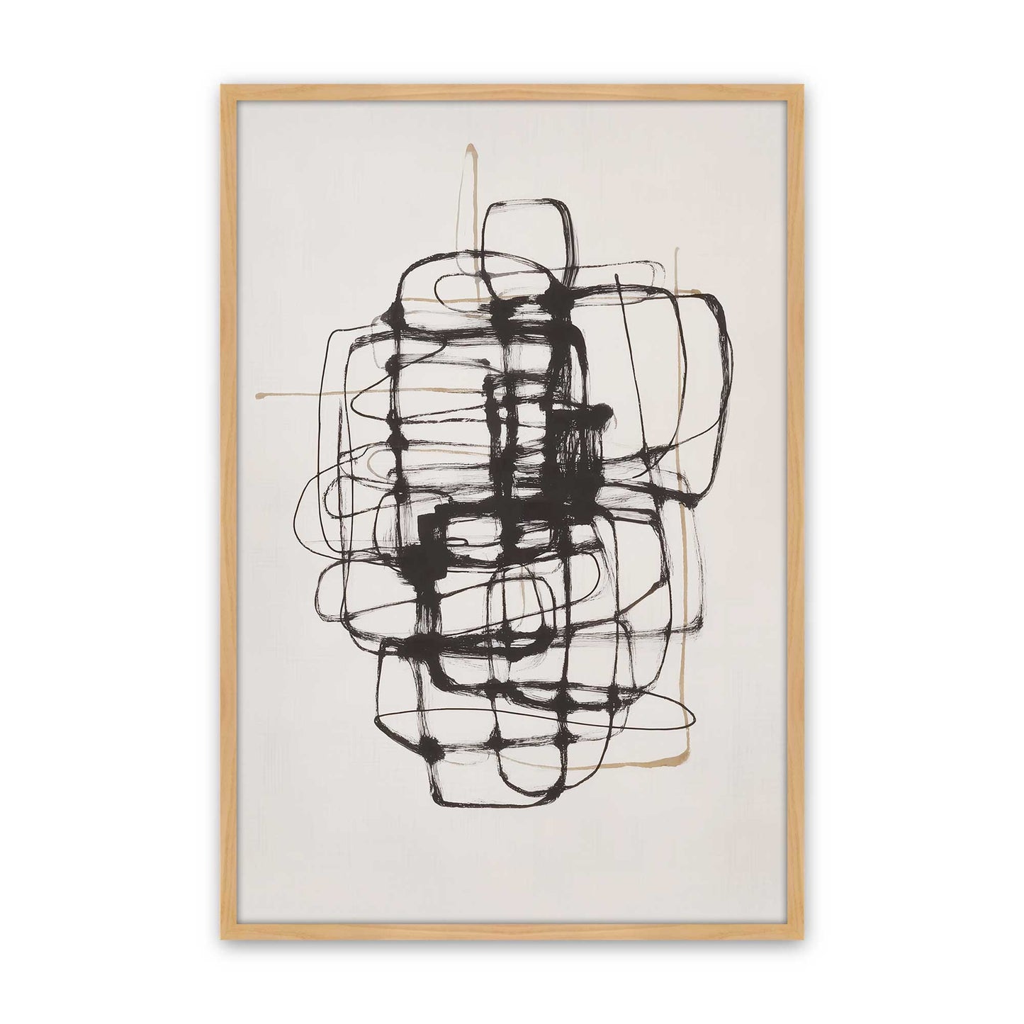 [Color:American Maple], Picture of art in an American Maple frame