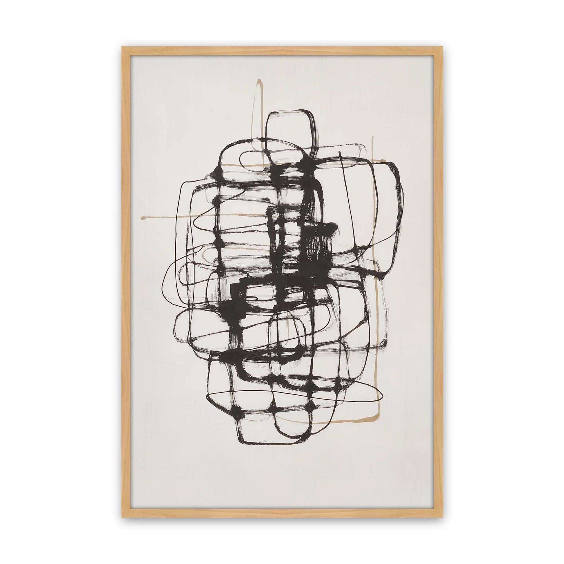 [Color:American Maple], Picture of art in an American Maple frame