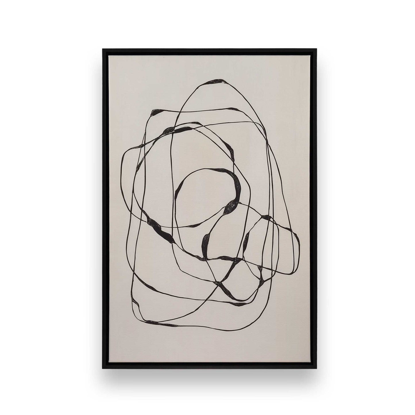 [Color:Satin Black], Picture of art in a Satin Black frame