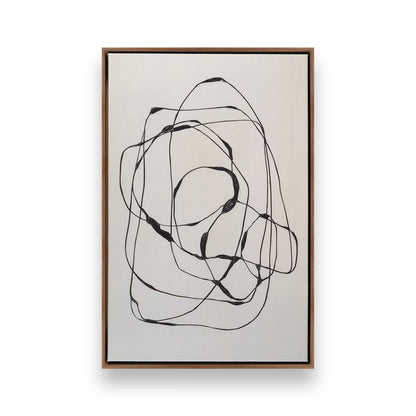 [Color:Walnut], Picture of art in a Walnut frame