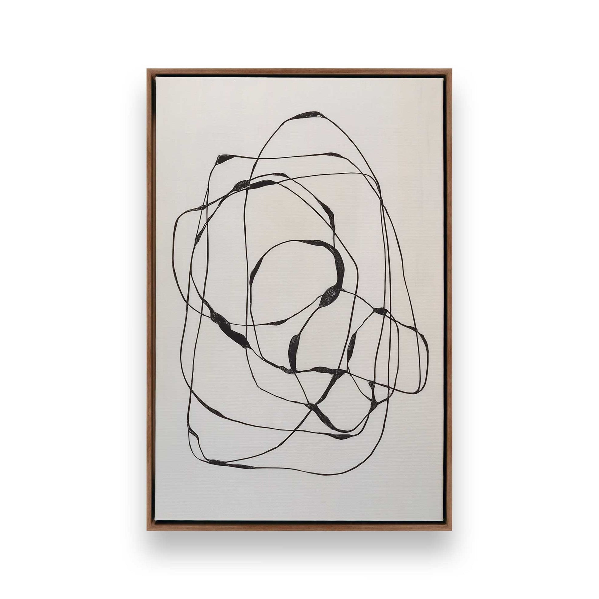 [Color:Walnut], Picture of art in a Walnut frame