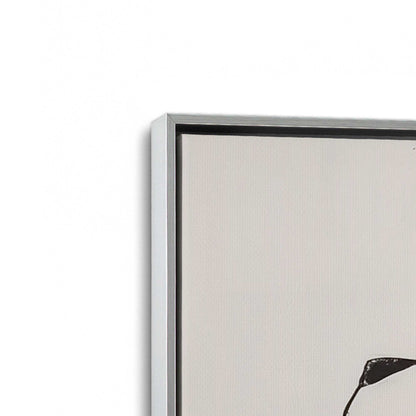 [Color:Polished Chrome], Picture of art in a Polished Chrome frame at an angle