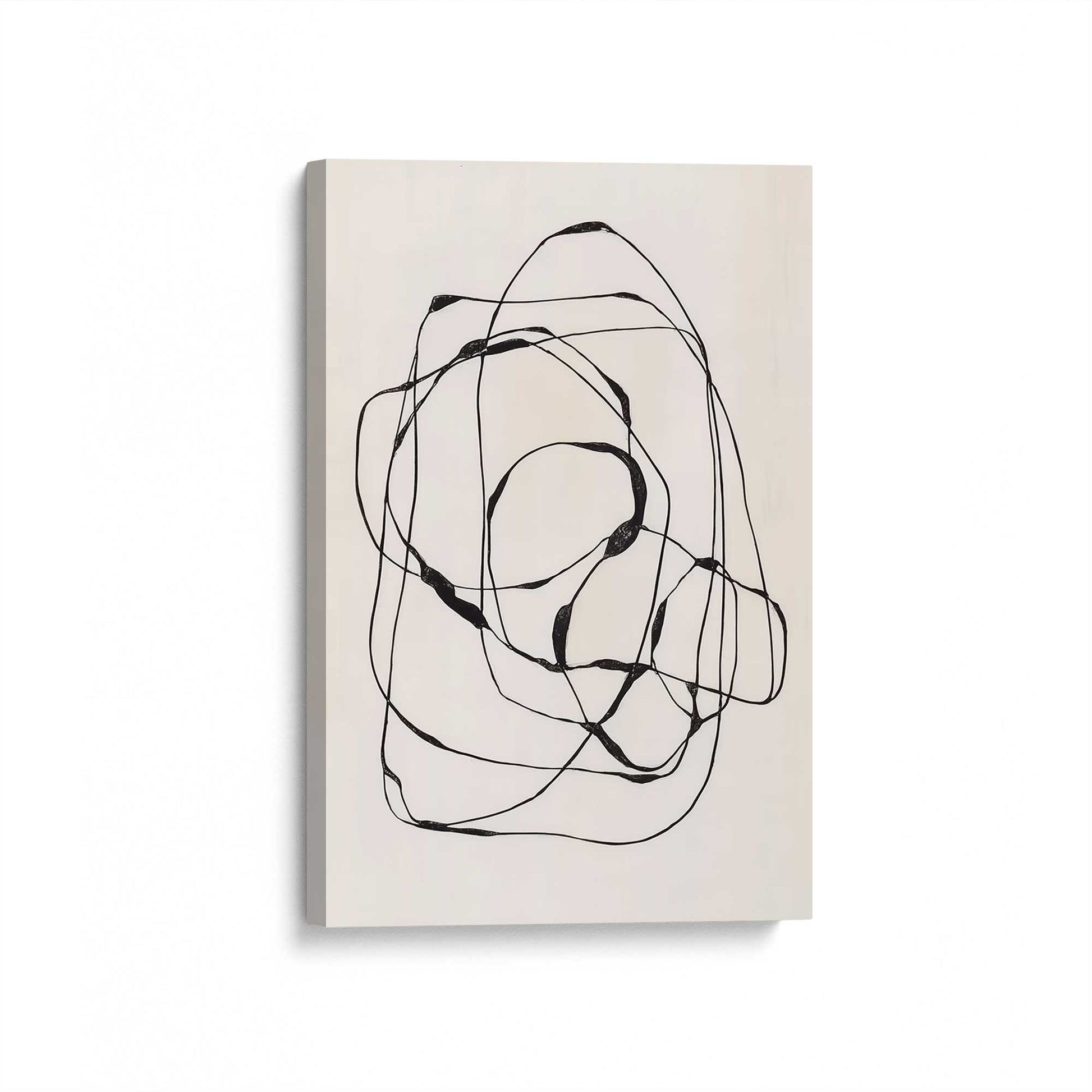 [Color:Stretched Canvas], Picture of art at an angle