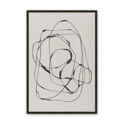 [Color:Satin Black], Picture of art in a Satin Black frame
