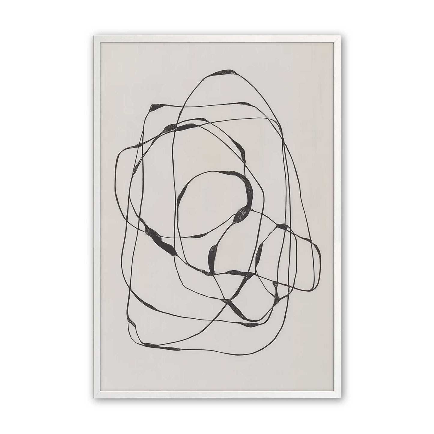 [Color:Opaque White], Picture of art in a Opaque White frame