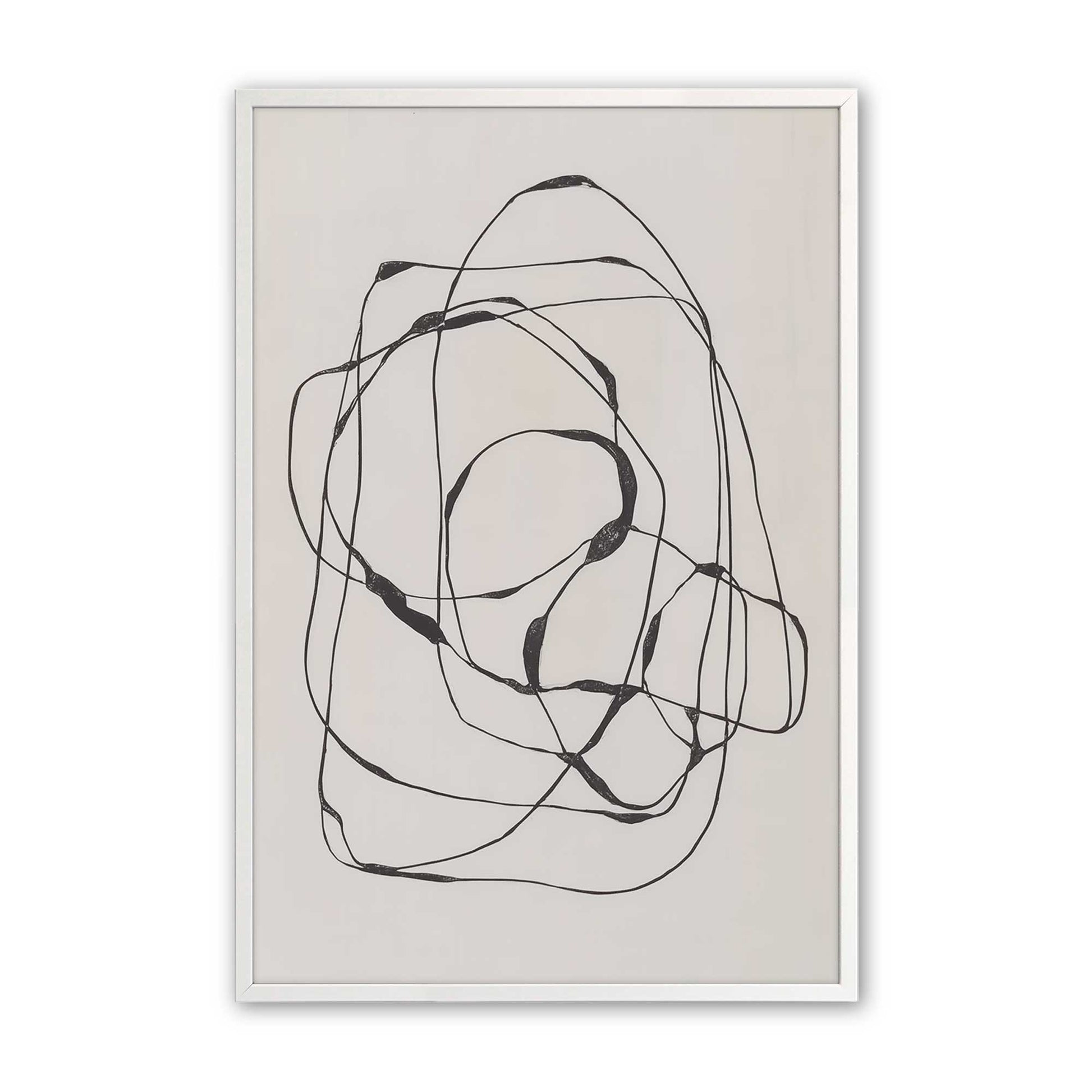 [Color:Opaque White], Picture of art in a Opaque White frame