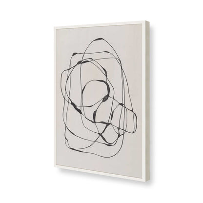 [Color:Opaque White], Picture of art in a Opaque White frame of the corner