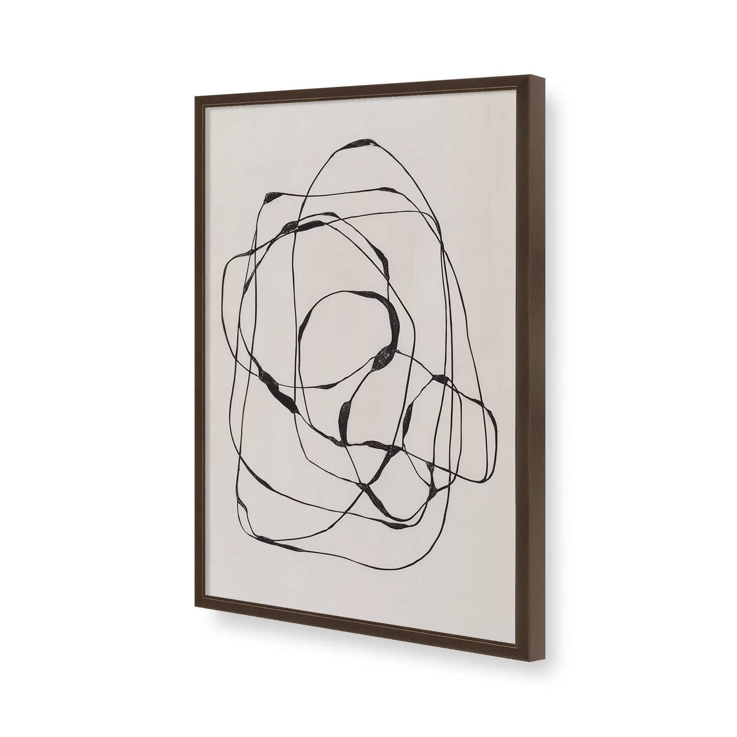 [Color:Belvinder Brown], Picture of art in a Belvinder Brown frame of the corner
