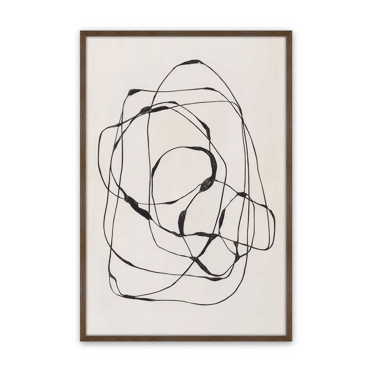 [Color:Walnut], Picture of art in a Walnut frame