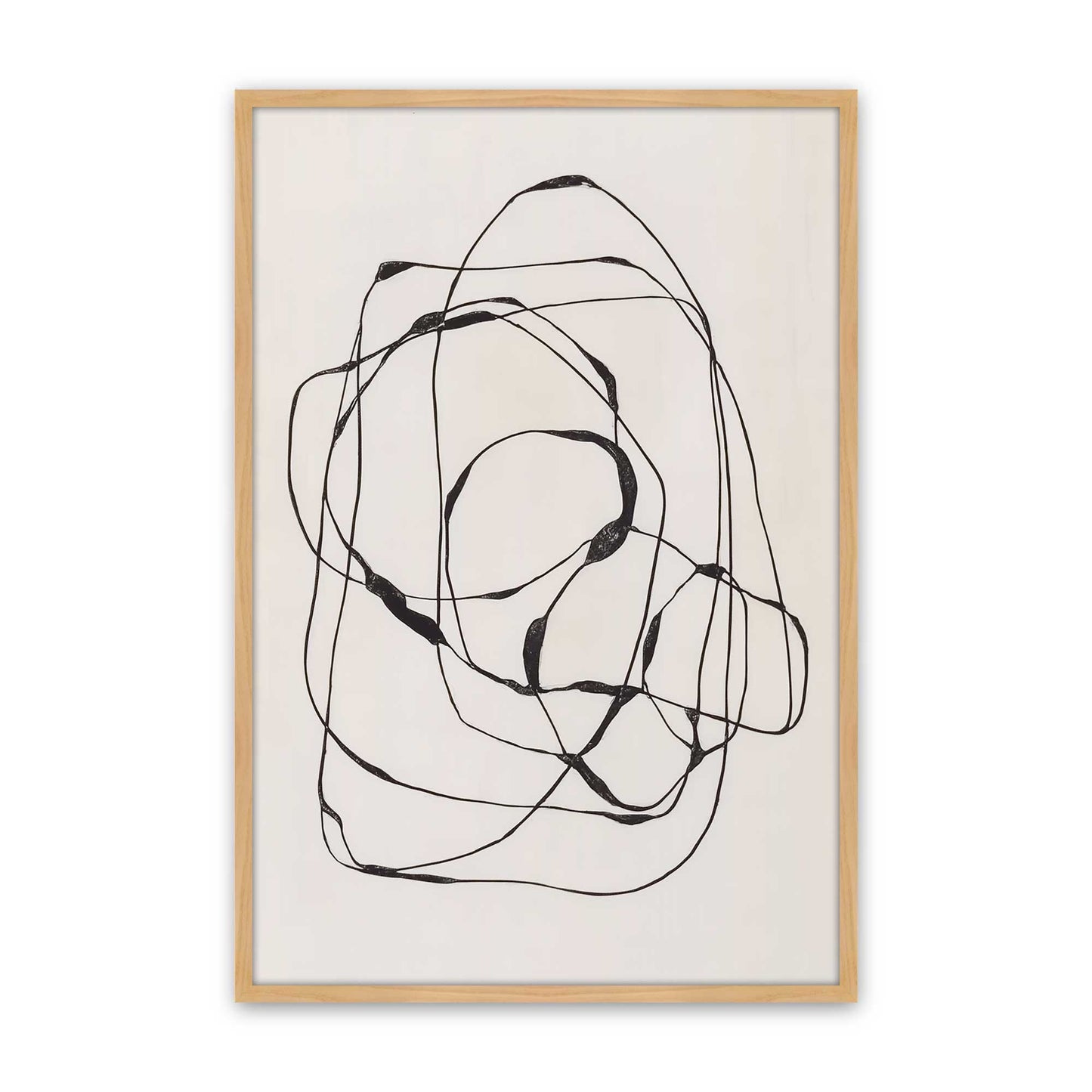 [Color:American Maple], Picture of art in a American Maple frame
