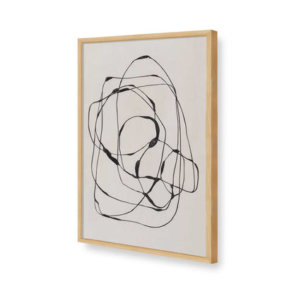 [Color:American Maple], Picture of art in a American Maple frame of the corner