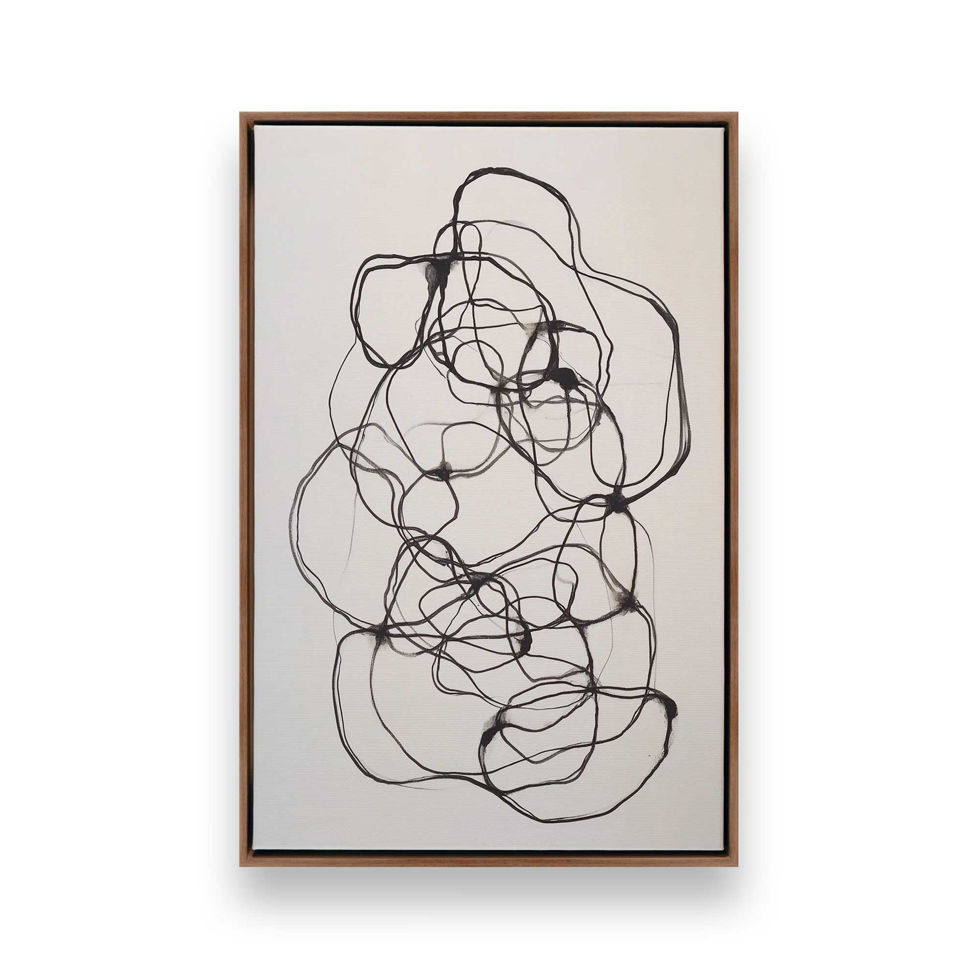 [Color:Walnut], Picture of art in a Walnut frame
