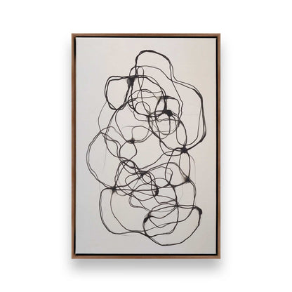 [Color:Walnut], Picture of art in a Walnut frame