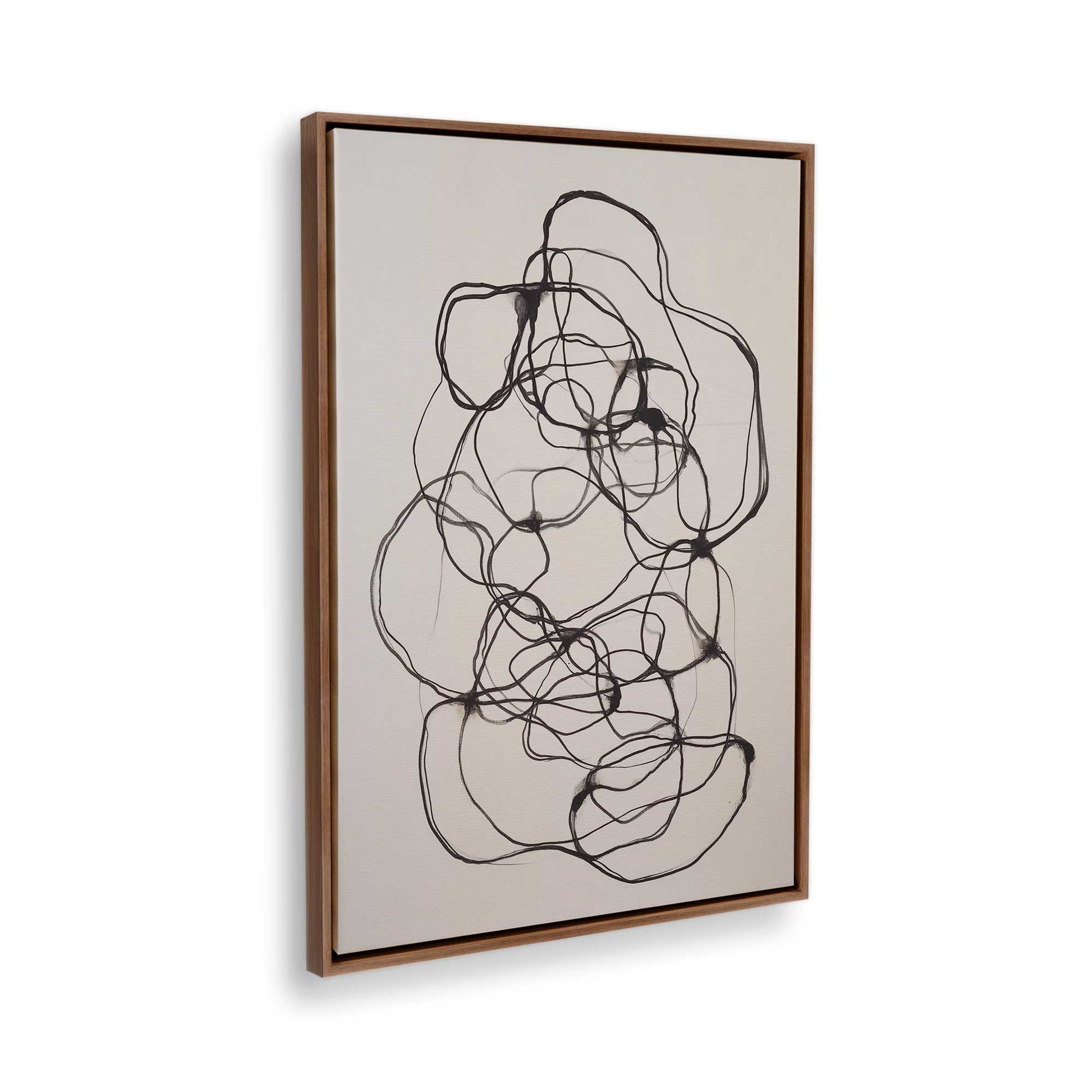 [Color:Walnut], Picture of the corner of the art