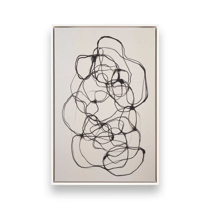 [Color:Opaque White], Picture of art in a White frame