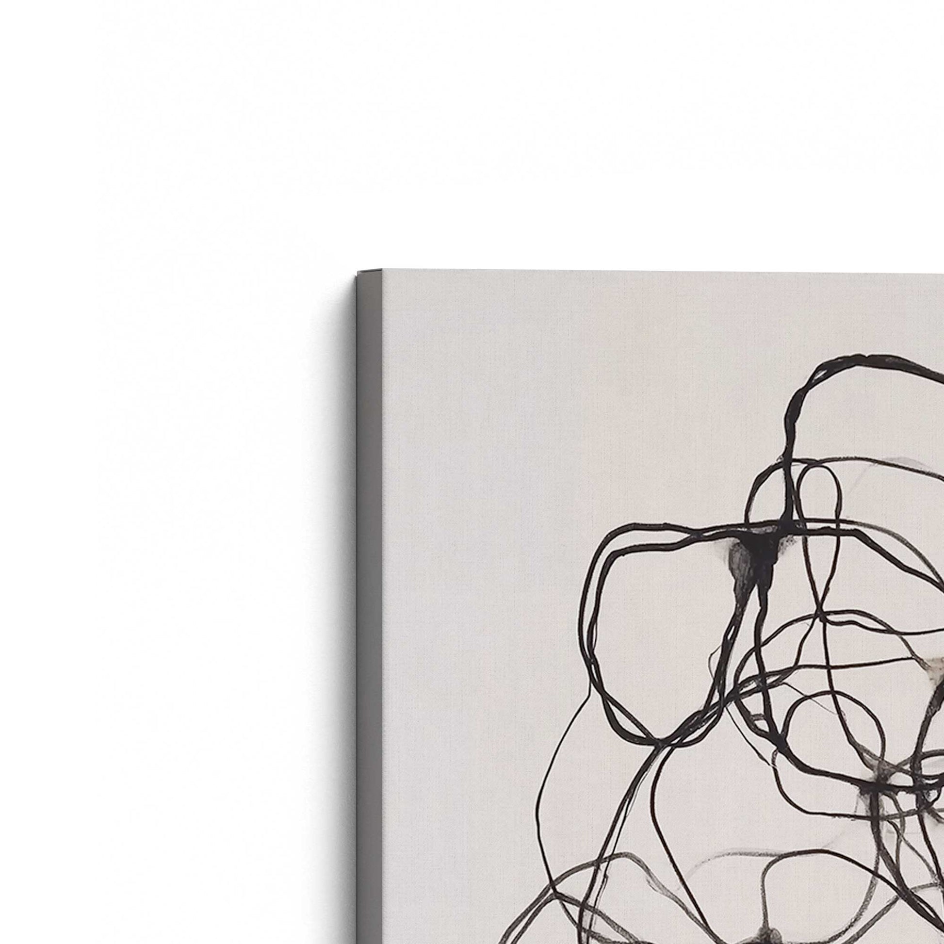 [Color:Stretched Canvas], Picture of the corner of the art
