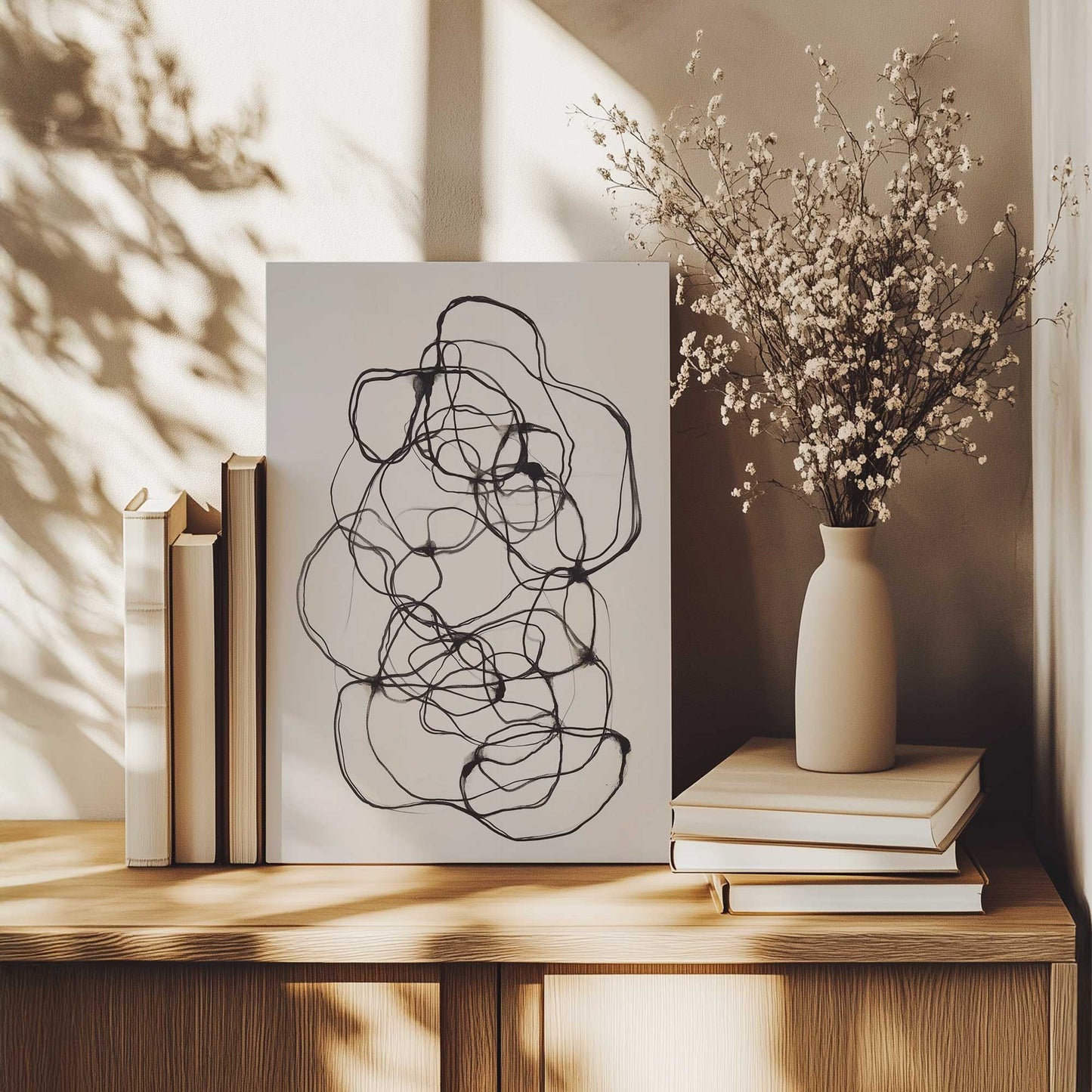 Picture of art in a room