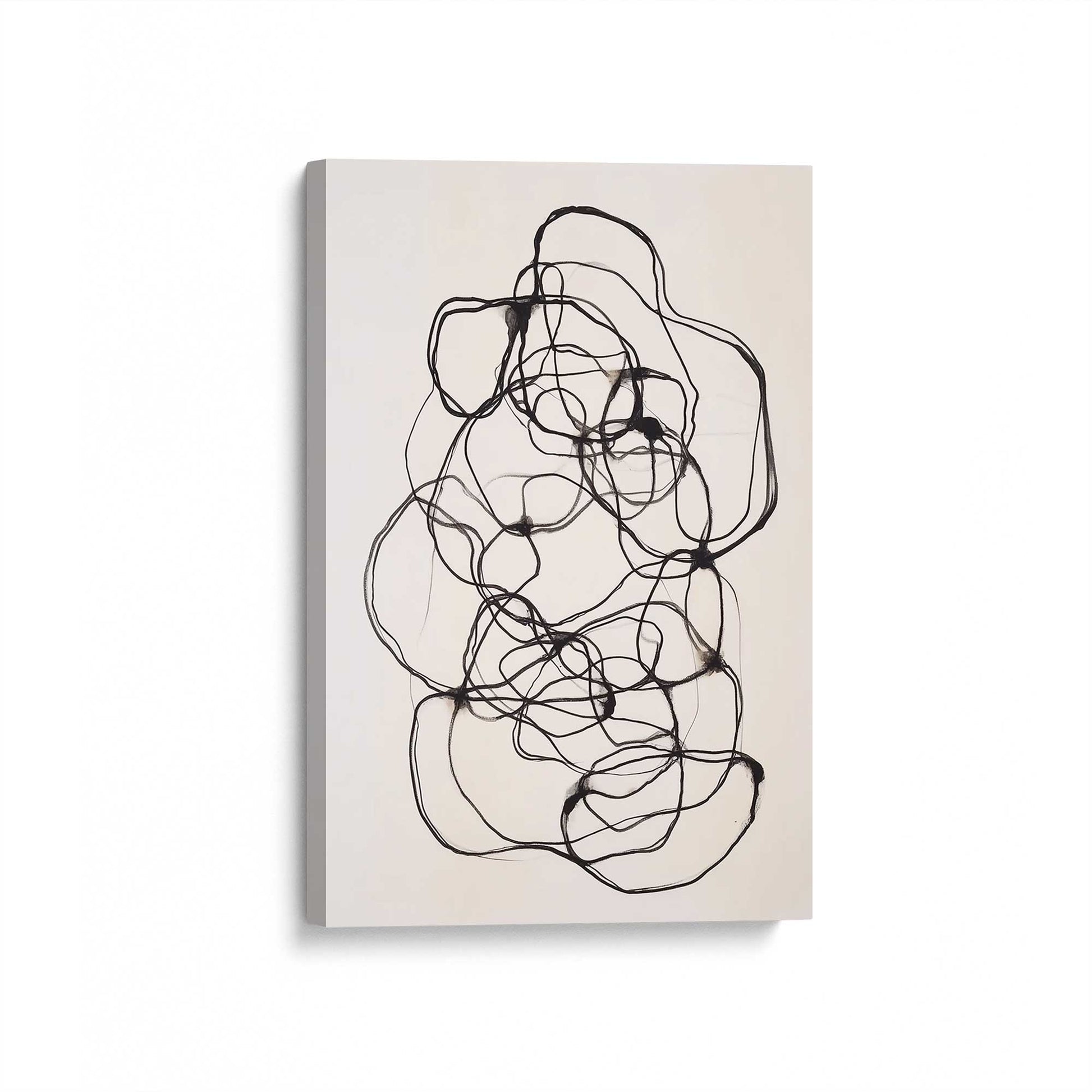 [Color:Stretched Canvas], Picture of art at an angle
