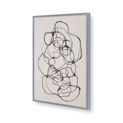 [Color:Polished Chrome], Picture of art in a Polished Chrome frame of the corner