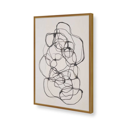 [Color:Polished Gold], Picture of art in a Polished Gold frame of the corner