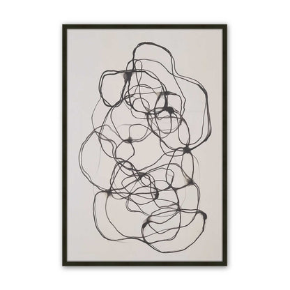 [Color:Satin Black], Picture of art in a Satin Black frame