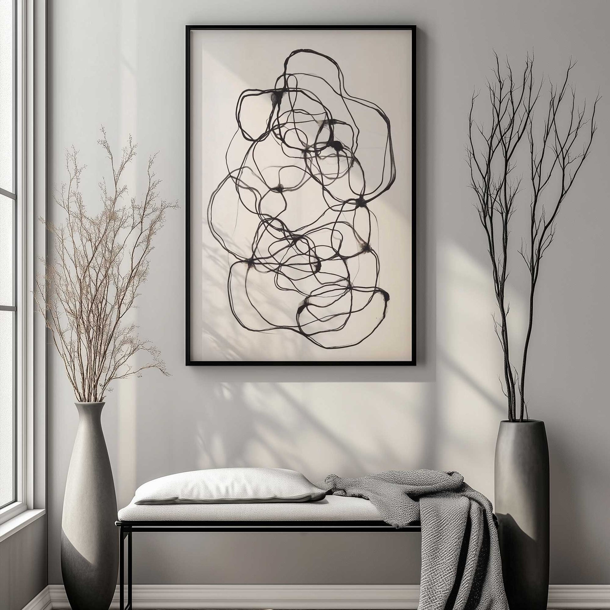 Picture of art in a room