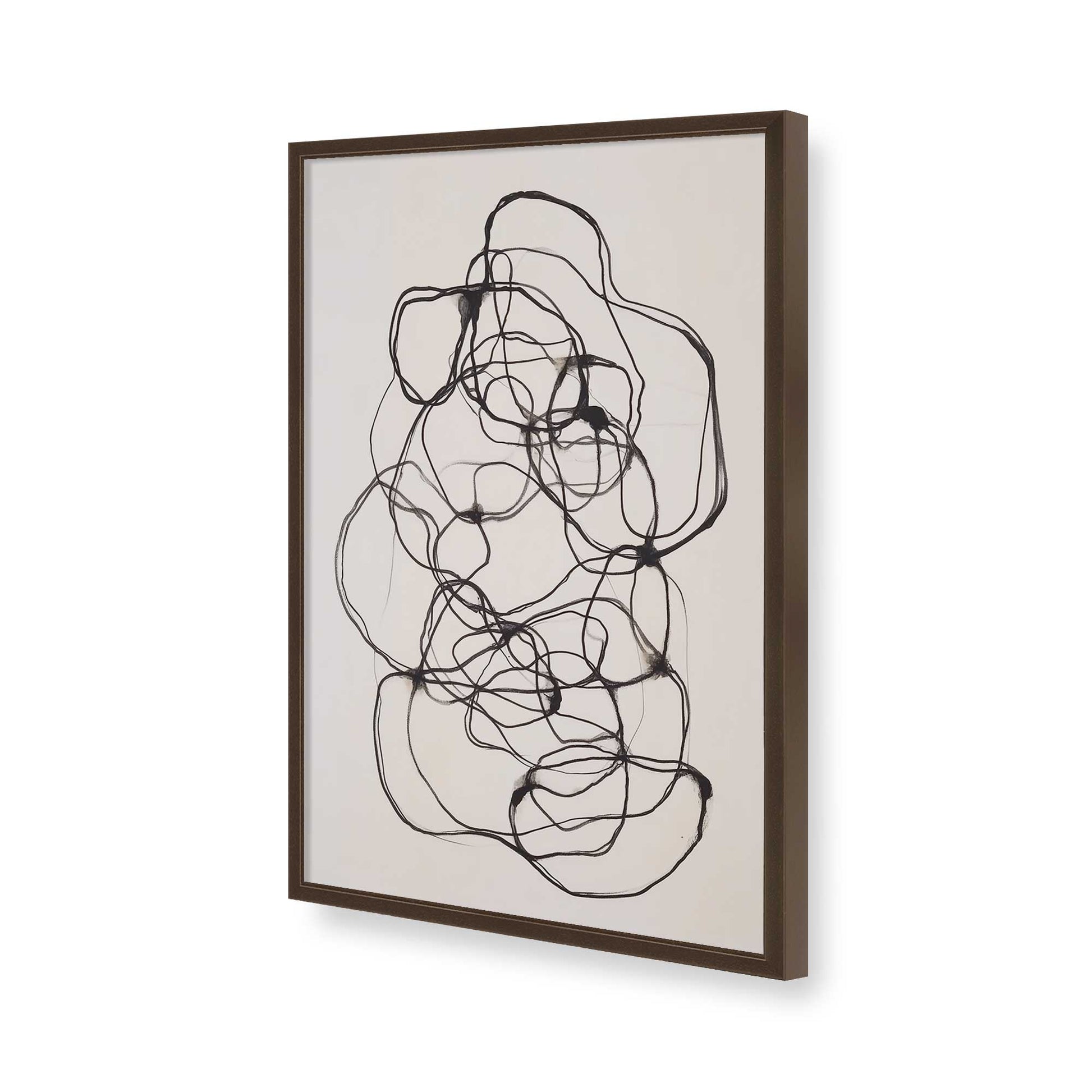 [Color:Belvinder Brown], Picture of art in a Belvinder Brown frame of the corner