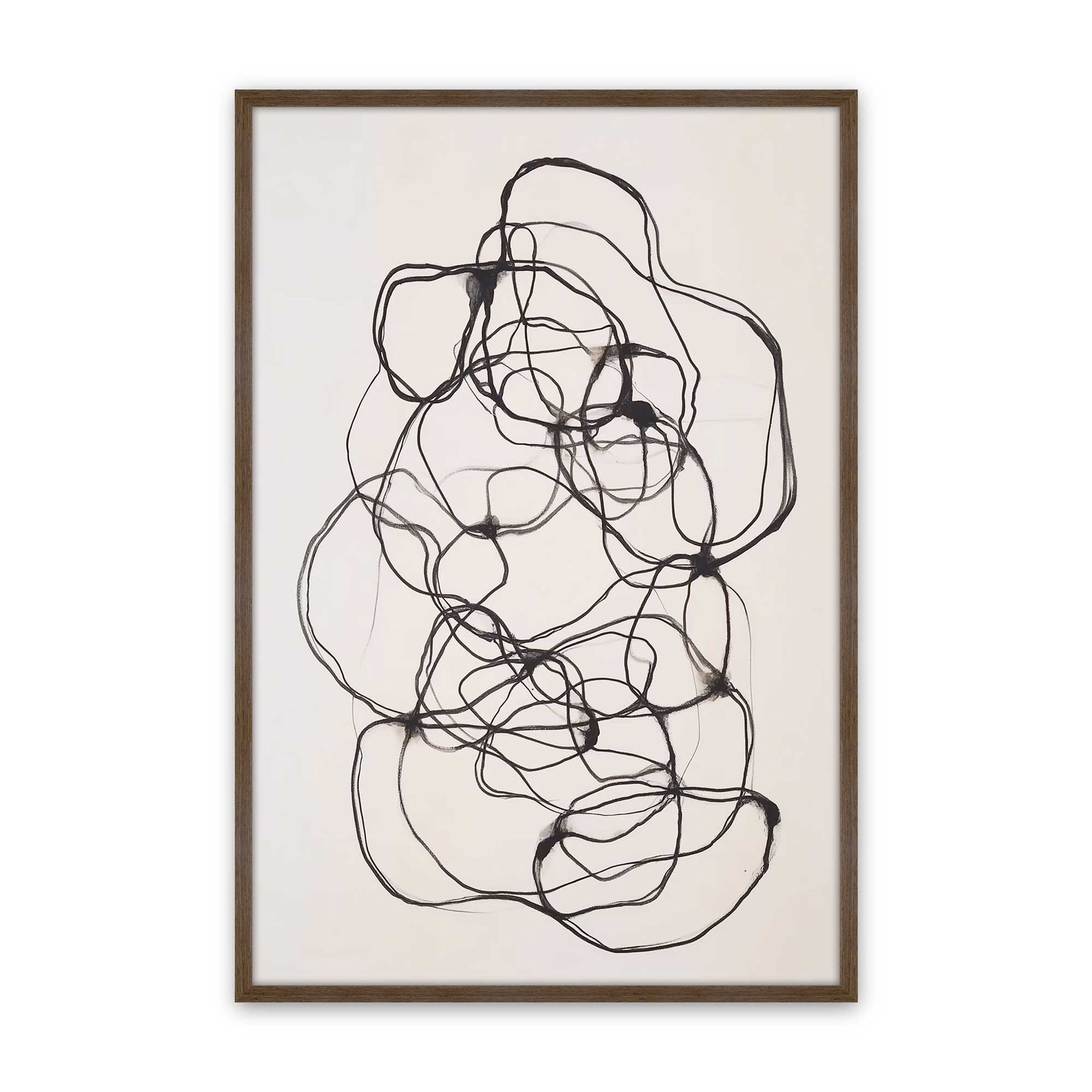 [Color:Walnut], Picture of art in a Walnut frame