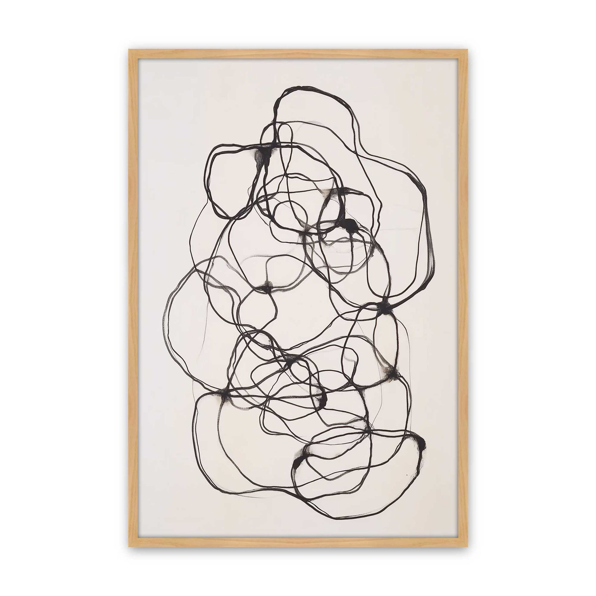 [Color:American Maple], Picture of art in a American Maple frame