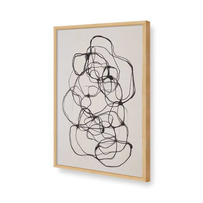 [Color:American Maple], Picture of art in a American Maple frame of the corner