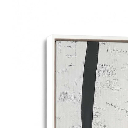 [Color:Opaque White], Picture of art in a White frame at an angle