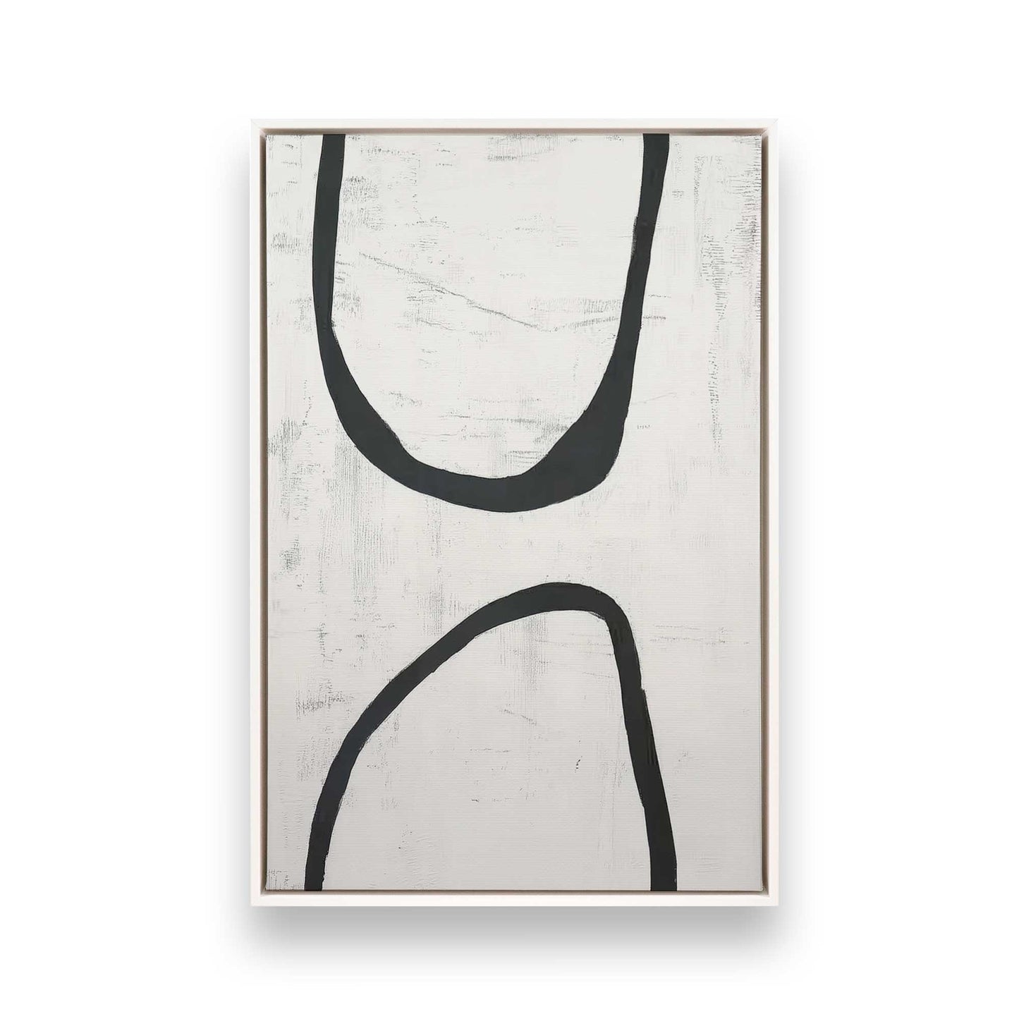 [Color:Opaque White], Picture of art in a White frame