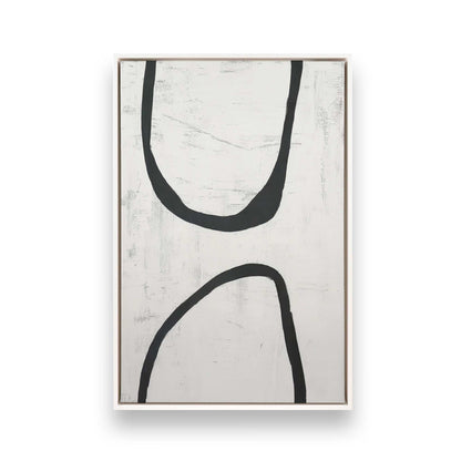 [Color:Opaque White], Picture of art in a White frame