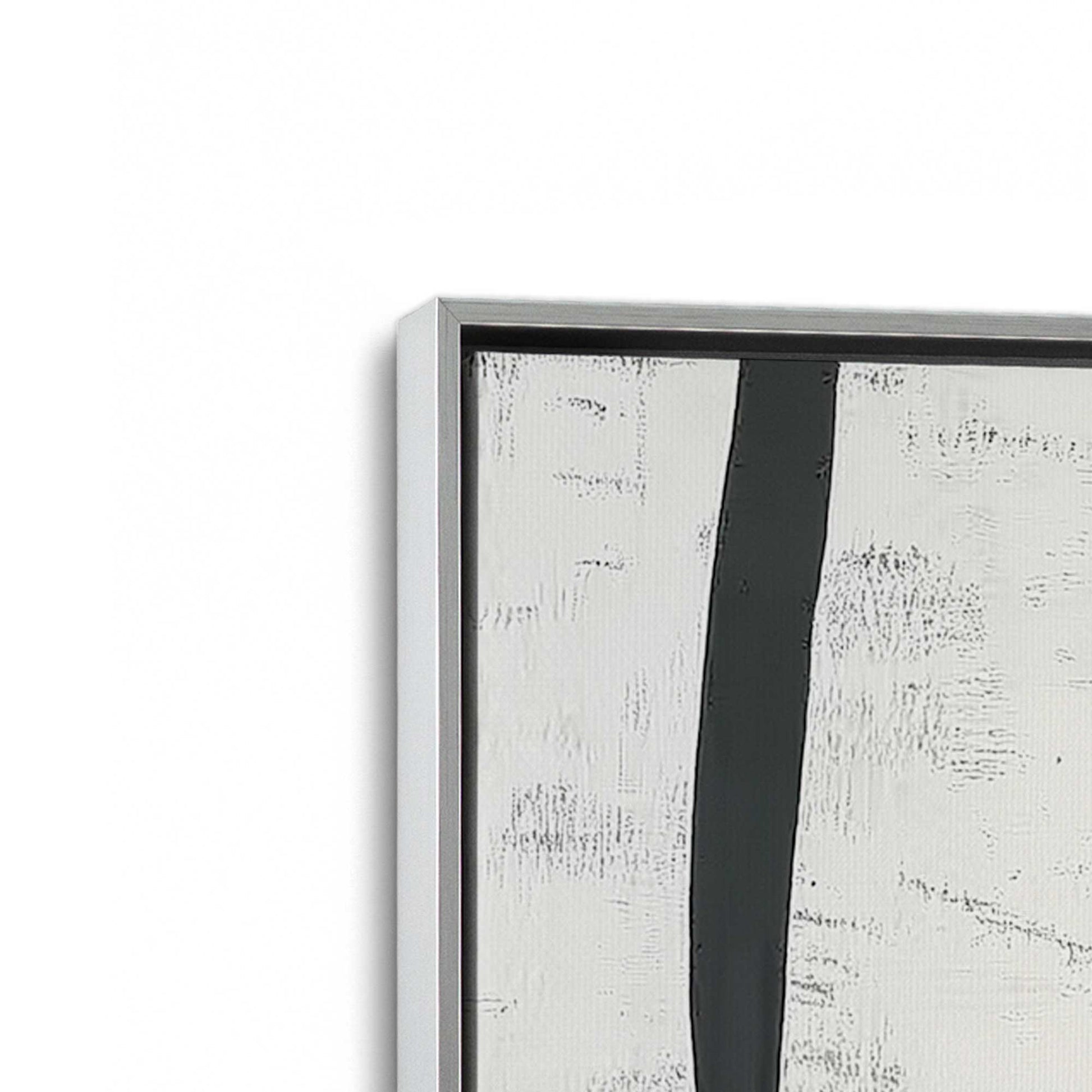 [Color:Polished Chrome], Picture of art in a Polished Chrome frame at an angle
