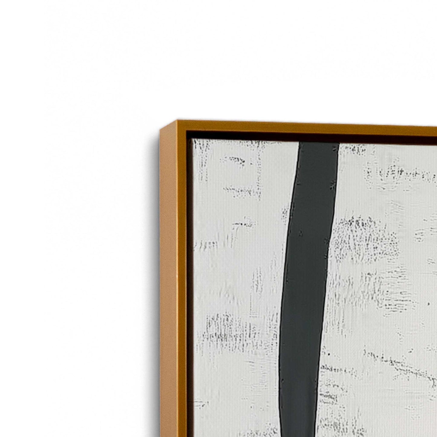 [Color:Polished Gold], Picture of art in a Polished Gold frame at an angle