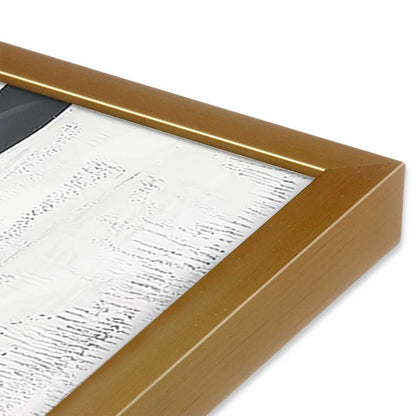 [Color:Polished Gold], Picture of art in a Polished Gold frame at an angle