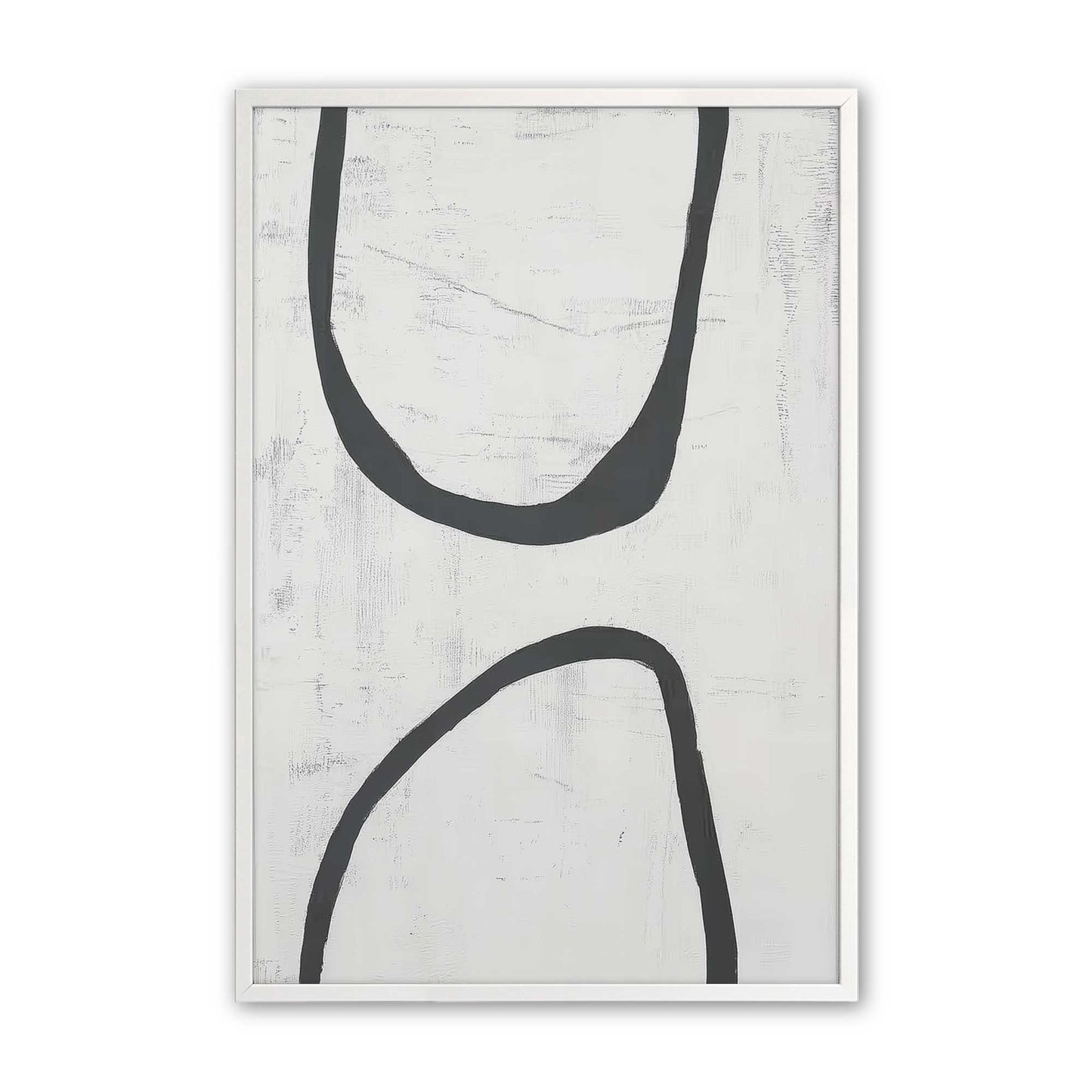 [Color:Opaque White], Picture of art in a Opaque White frame