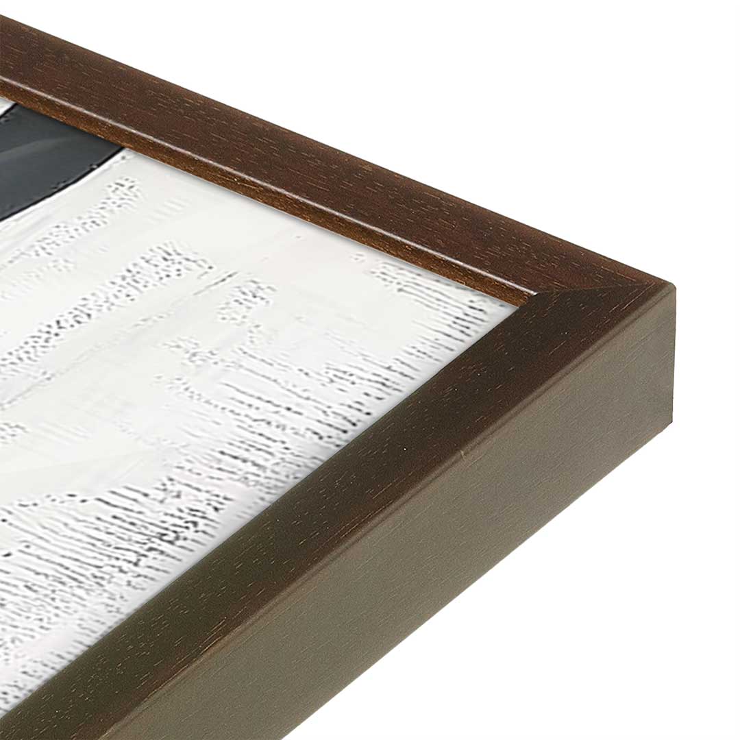 [Color:Belvinder Brown], Picture of art in a Belvinder Brown frame at an angle