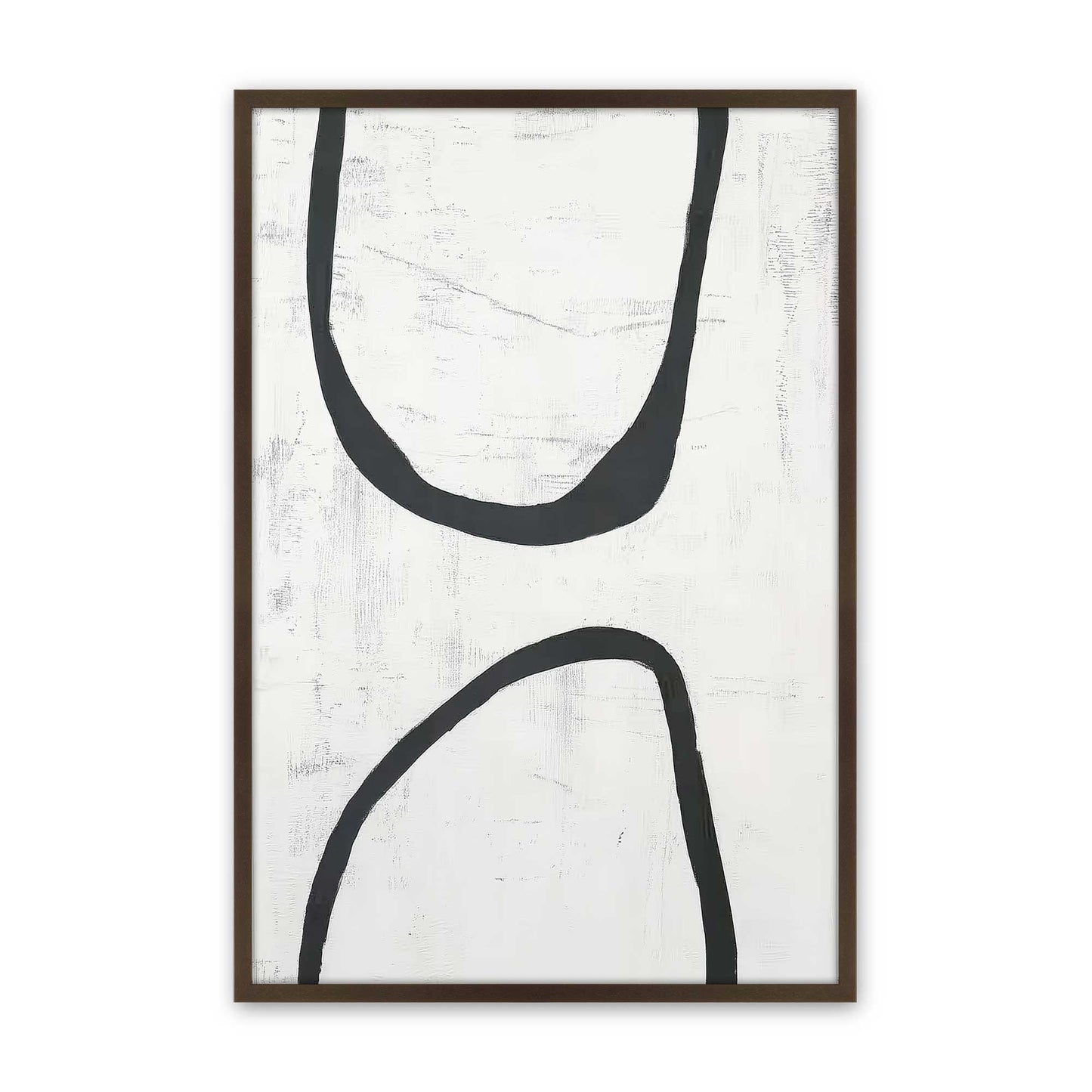 [Color:Brown], Picture of art in a Brown frame